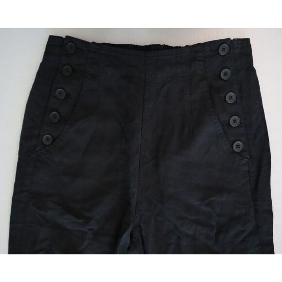 Pilcro x Anthropologie OB1859754 Women Sz 27 Black Boot Tuck Parachute Pants - Picture 5 of 14